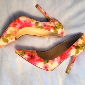 Ivanka Trump floral heels